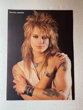 Michael Monroe Pinup- Blonde Rock Portrait